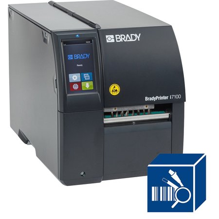 BRADY BradyPrinter i7100 600 dpi Label Printer ESD-Protected with PWID Software 150775